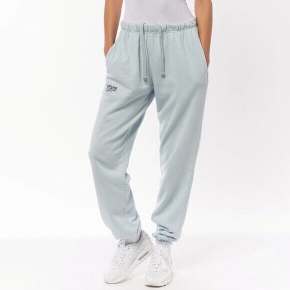 Talentless light blue sweatpants pull on size large